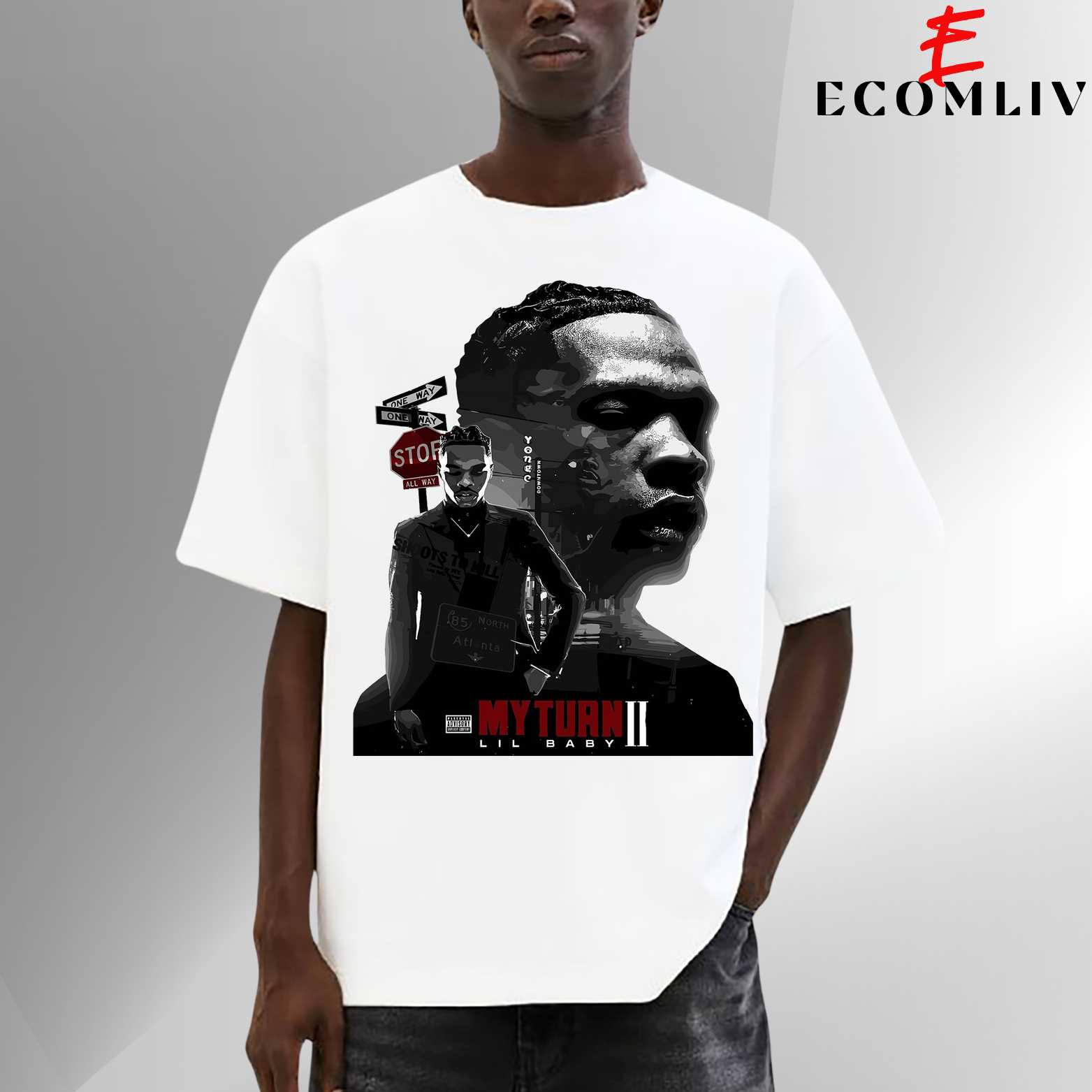 Lil Baby Graffiti T-Shirt, Rapper Streetwear Tee